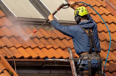 Démoussage et hydrofuge de toiture à Rugney